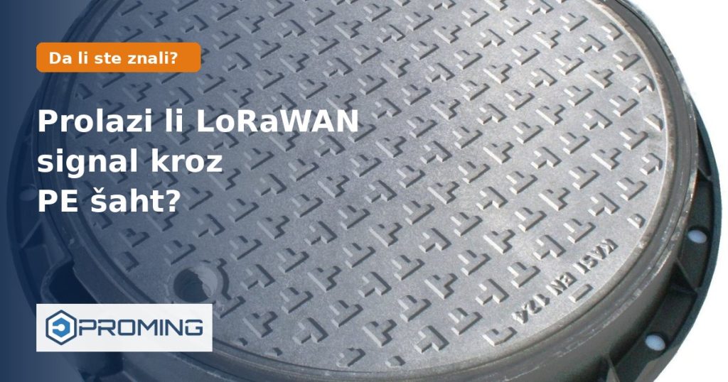PE šaht za vodomjer i LoRaWAN signal