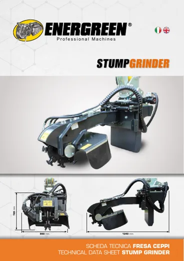 STUMP GRINDER – tehnički list