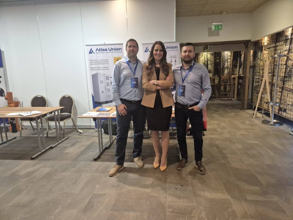 Štand ATLAS UNION na konferenciji „Održivi razvoj u sektoru vodnih usluga“, hotel „Termag“, Jahorina 2025.