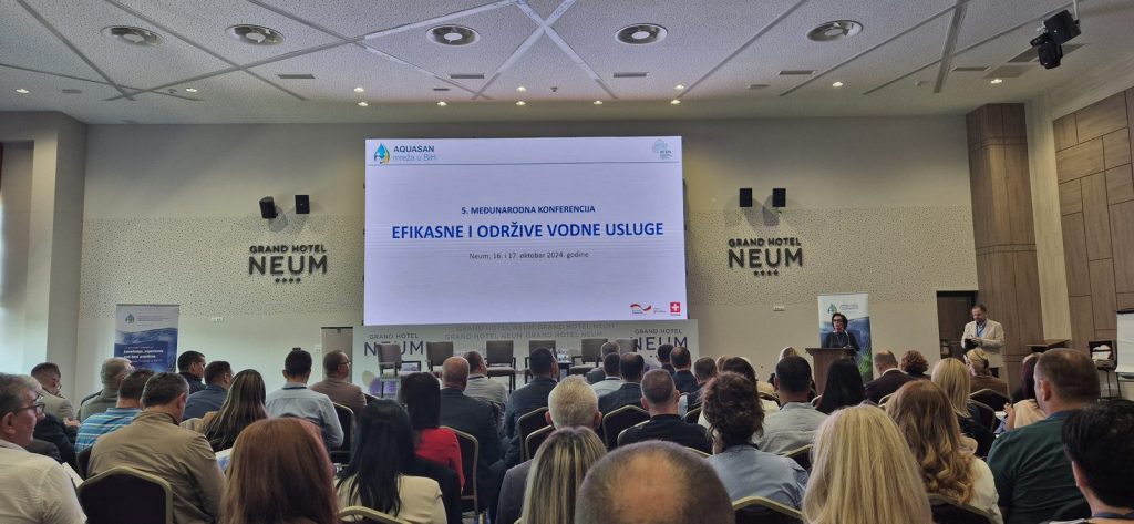 5. međunarodna konferencija „Efikasne i održive vodne usluge“ u Grand Hotelu Neum, oktobar 2024.