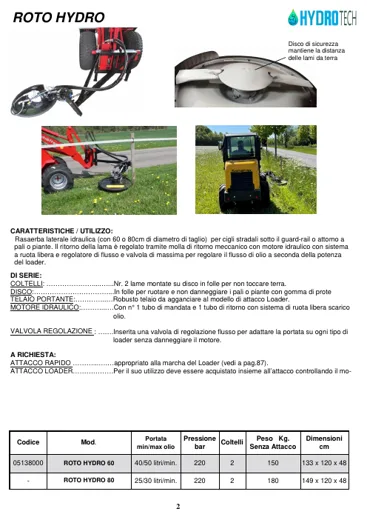 Peruzzo ROTO HYDRO – brošura